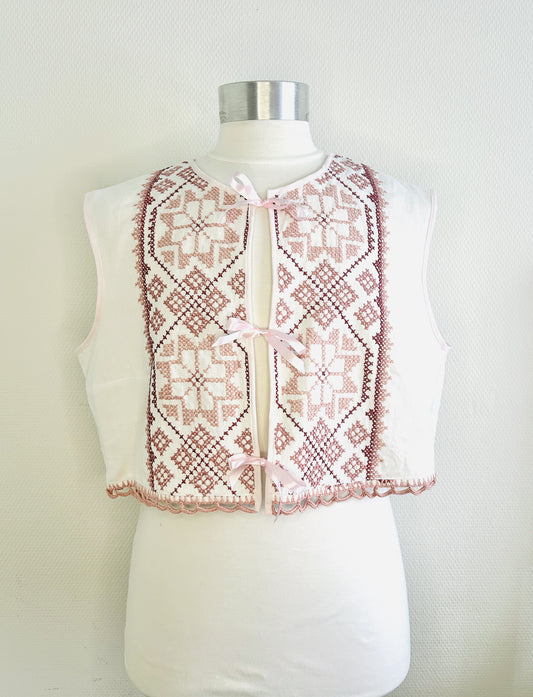 Cropped Vest Top - Emmeline