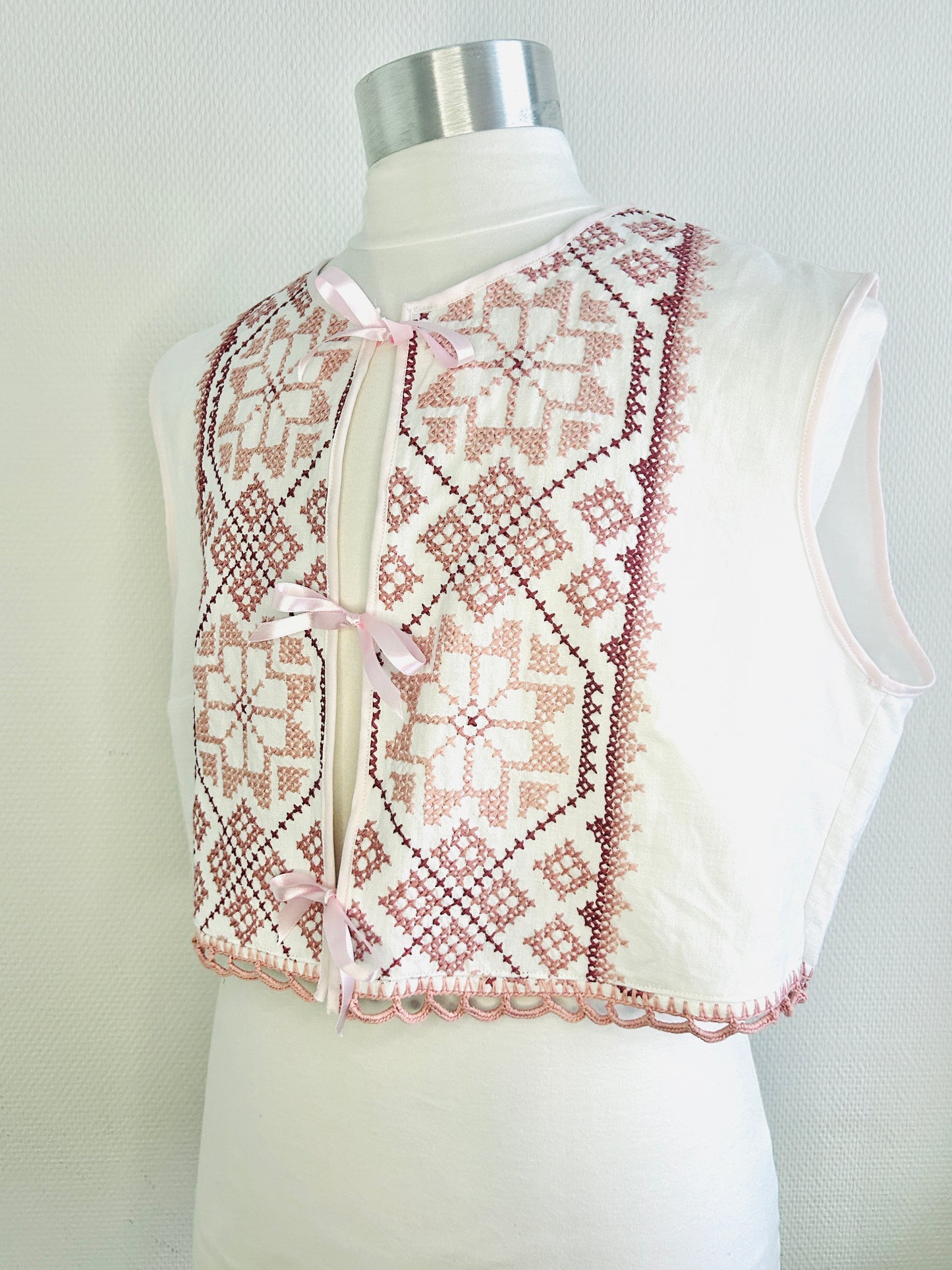 Cropped Vest Top - Emmeline